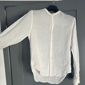 Men's White Button-Up Shirt